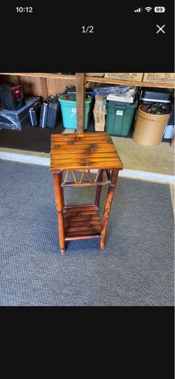 Bamboo table