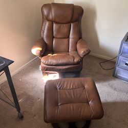 Reclining Chair With Ottoman  