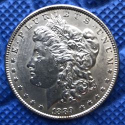 1889-P 90% Silver Morgan Dollar