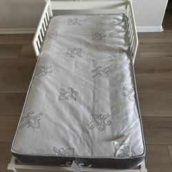 Mattress and Toddler Frame Bed 