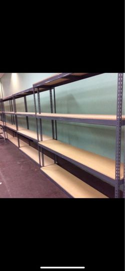 Boltless Shelving Racks 96x18 Shelves Similar To Uline And Grainger Delivery Available