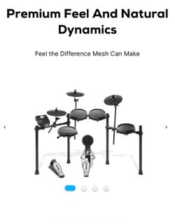 Alesis Nitro Mesh Electric Drum Kit w/amp