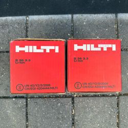 2 Brand New Hilti B36 3.3 Li-Ion Batteries – 36V Power Packs 