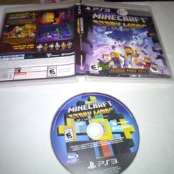 PS3 Game Minecraft Story Mode 