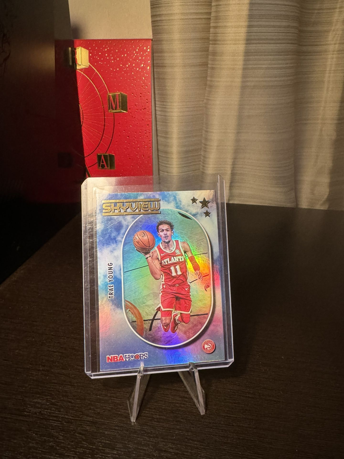 Trae Young Gold Skyview Holo 2022