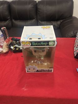 Funko Pop Rick with Portal Gun #665