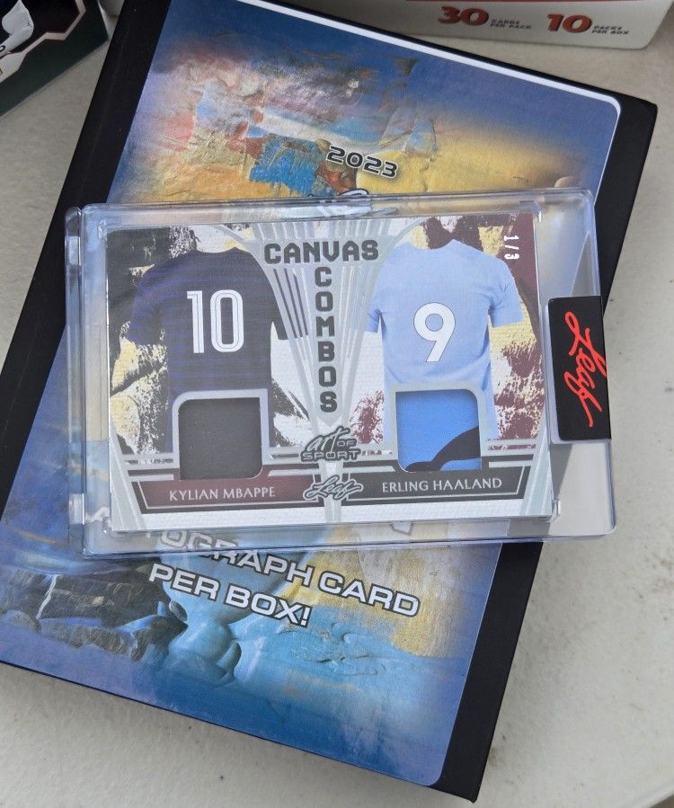 2023 Canvas Combos Kylin Mbappe/Erling Haaland 1/3