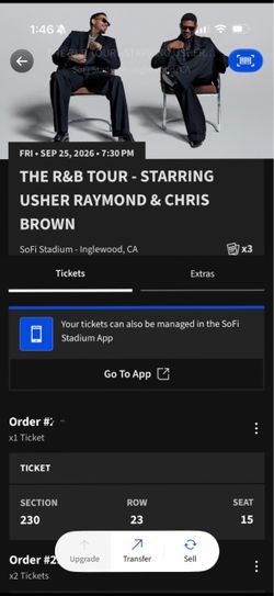 Chris Brown and Usher R&B tour LA Show Friday Sep 25