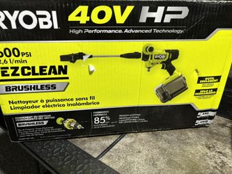 RYOBI 40V HP Brushless EZClean 600 PSI 0.7 GPM Cold Water Electric Power Cleaner (Tool-Only)
