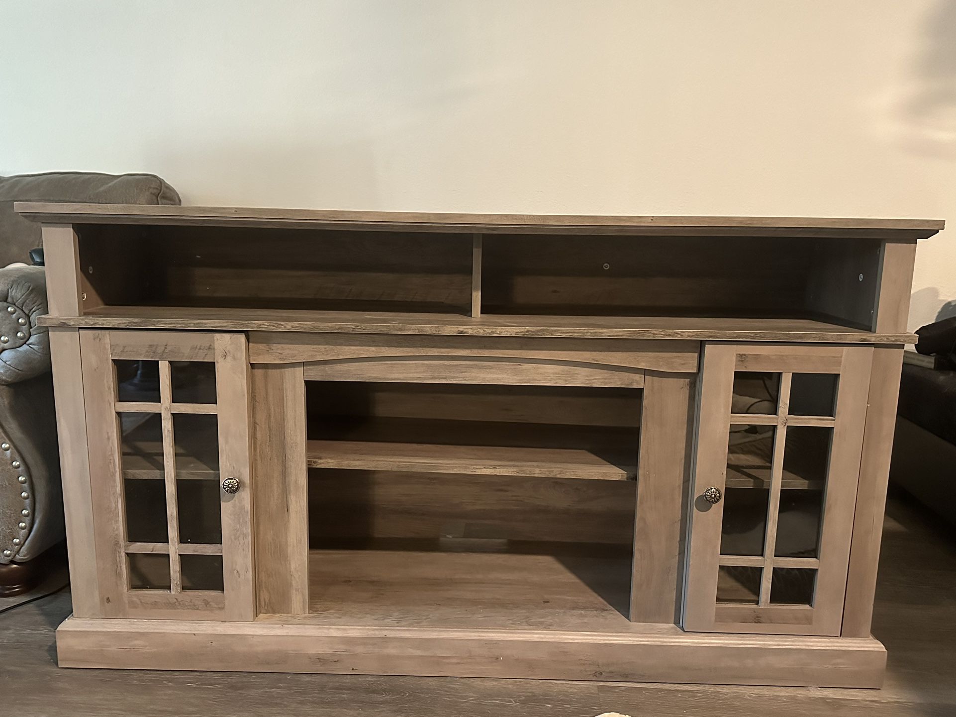 Farmhouse TV Stand for TVs Up to 65inch