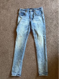 Purple jeans