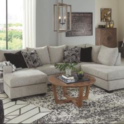 30% SALE 3 Piece Fabric Sectional