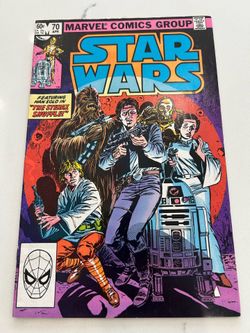 Star Wars 70 (Apr 1983, Marvel) Vol 1, The Stenax Shuffle, Luke, Solo, Chewy FNVF
