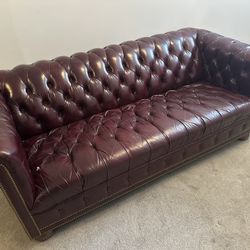 Beautiful Leather Couch