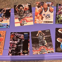 Shaq Unbelievable 15 Basketball Card Lot