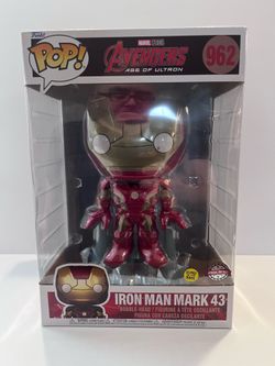 Funko Pop IRON MAN MARK 43 #962 JUMBO Marvel Avengers Age Of Ultron GITD