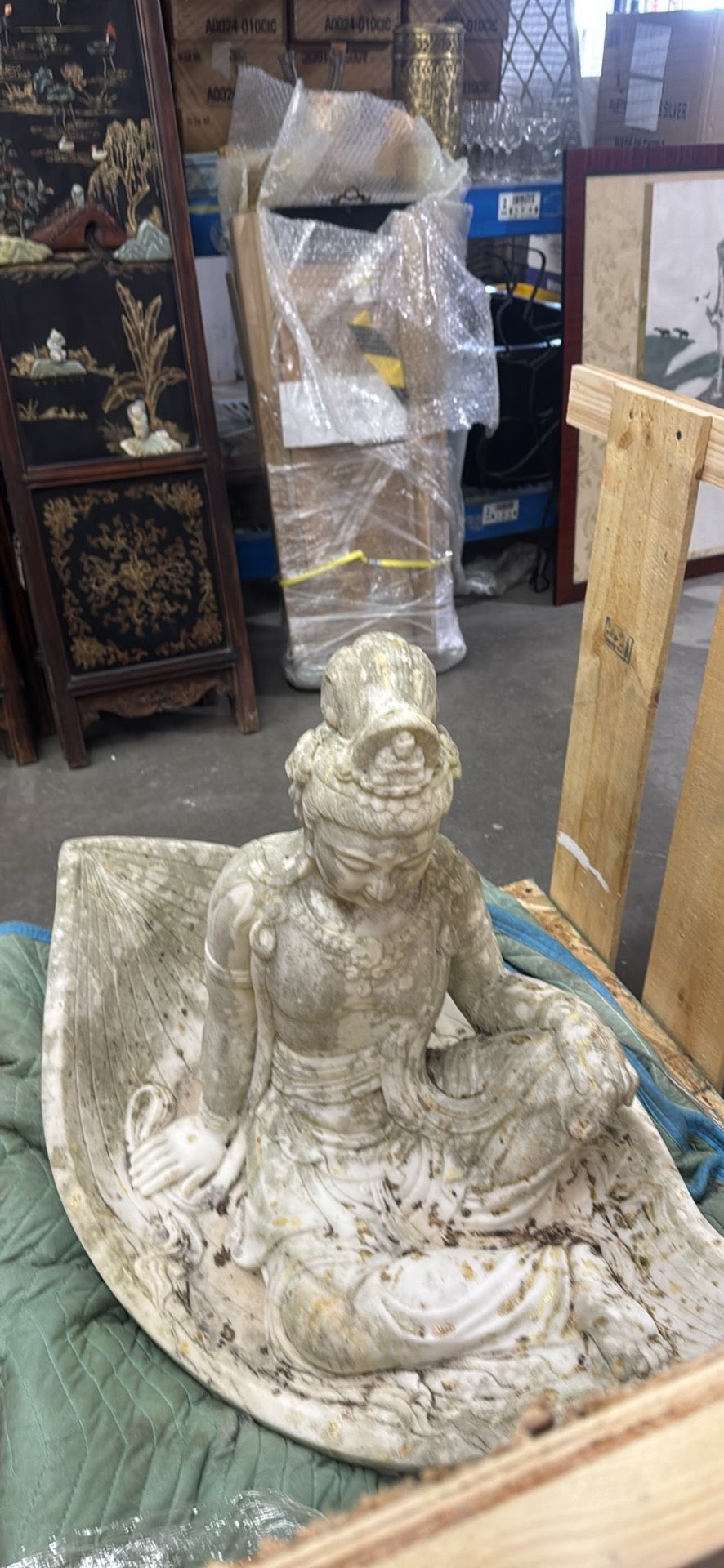 Marble Statue Of Guanyin