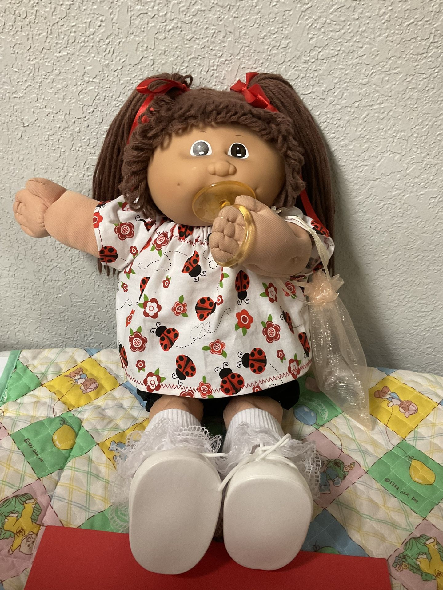 Vintage Cabbage Patch Kid Girl With Pacifier HM#4 Second Edition Hong Kong 