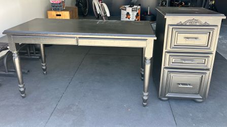 Desk and Caninet