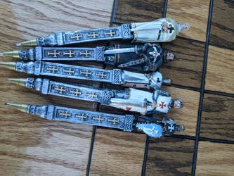 5 Set Medieval Knight Collectable Pen 🖋️🖊️🖊️✍️✍️✍️✍️🖋️🖋️