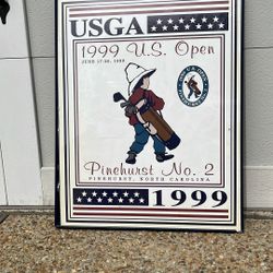 Framed Poster- 1999 USOpen Golf