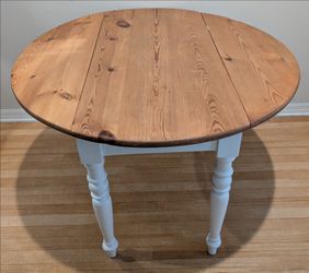 Drop Leaf Wood Table
