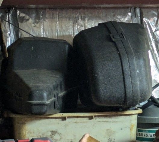 2 Vintage ONE piece Chainsaw Cases