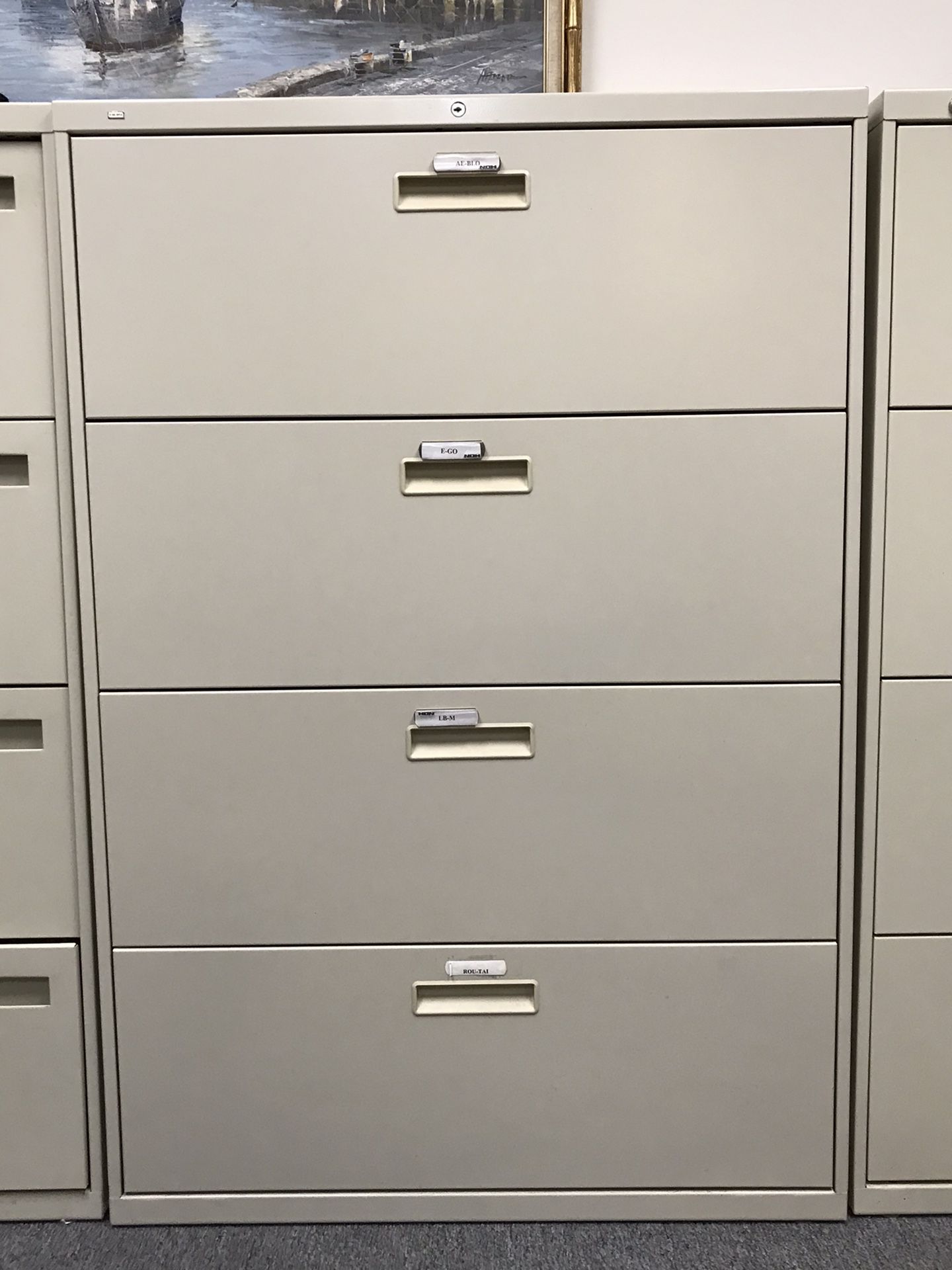 Hon 4-Draw Lateral File Cabinet