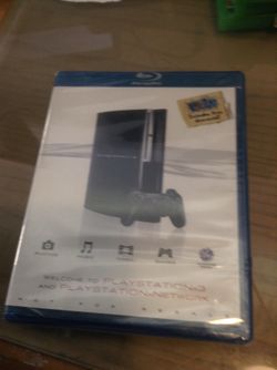 Blu Ray welcome to PlayStation and PlayStation network