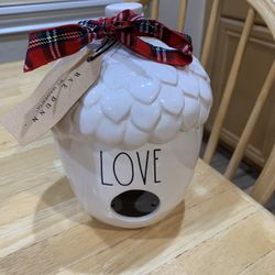 Rae DunnLOVE birdhouse 
