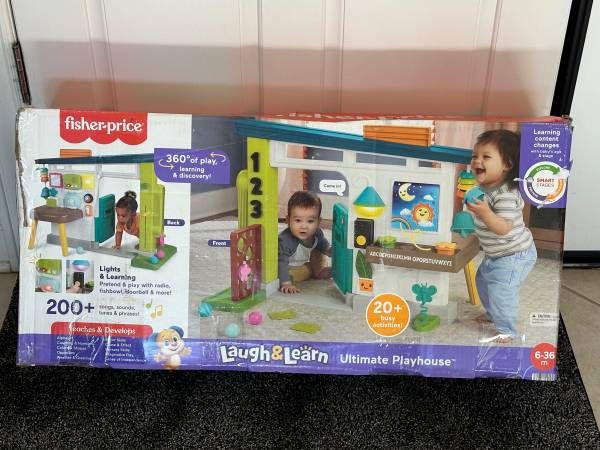 New Fisher Price Laugh & Learn Ultimate Playhouse Toy Playset Kids Toy Play House