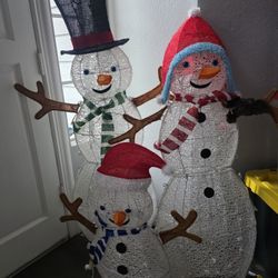 3 Piece  Snowman 