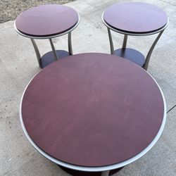 Coffee Table and End Tables