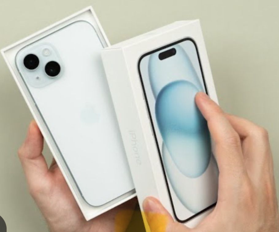 iPhone 15 Blue / White 128 GB