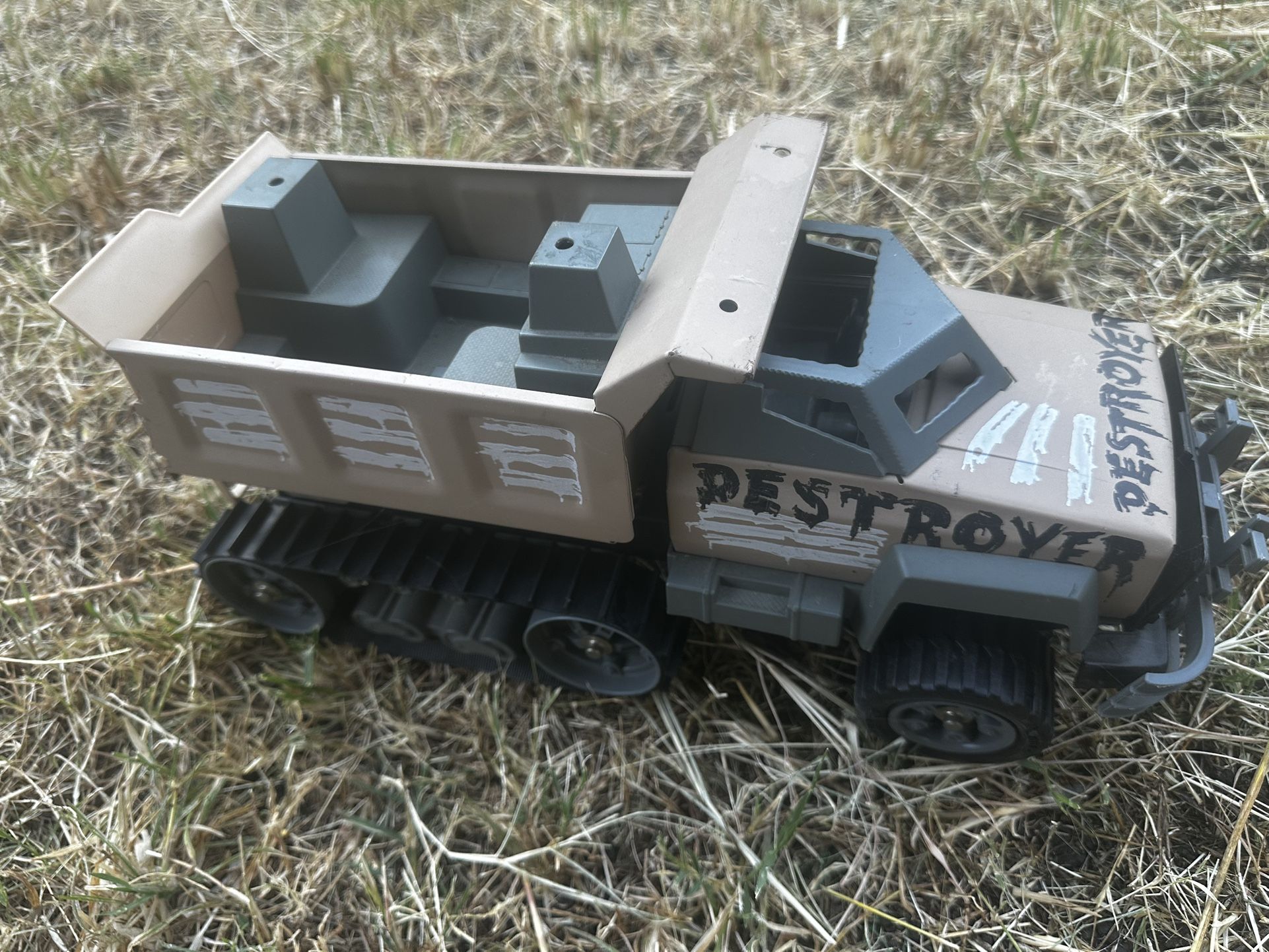 1986 Tonka Steel Monsters - Destroyer Half Track Armored Truck W/ Treads Vintage