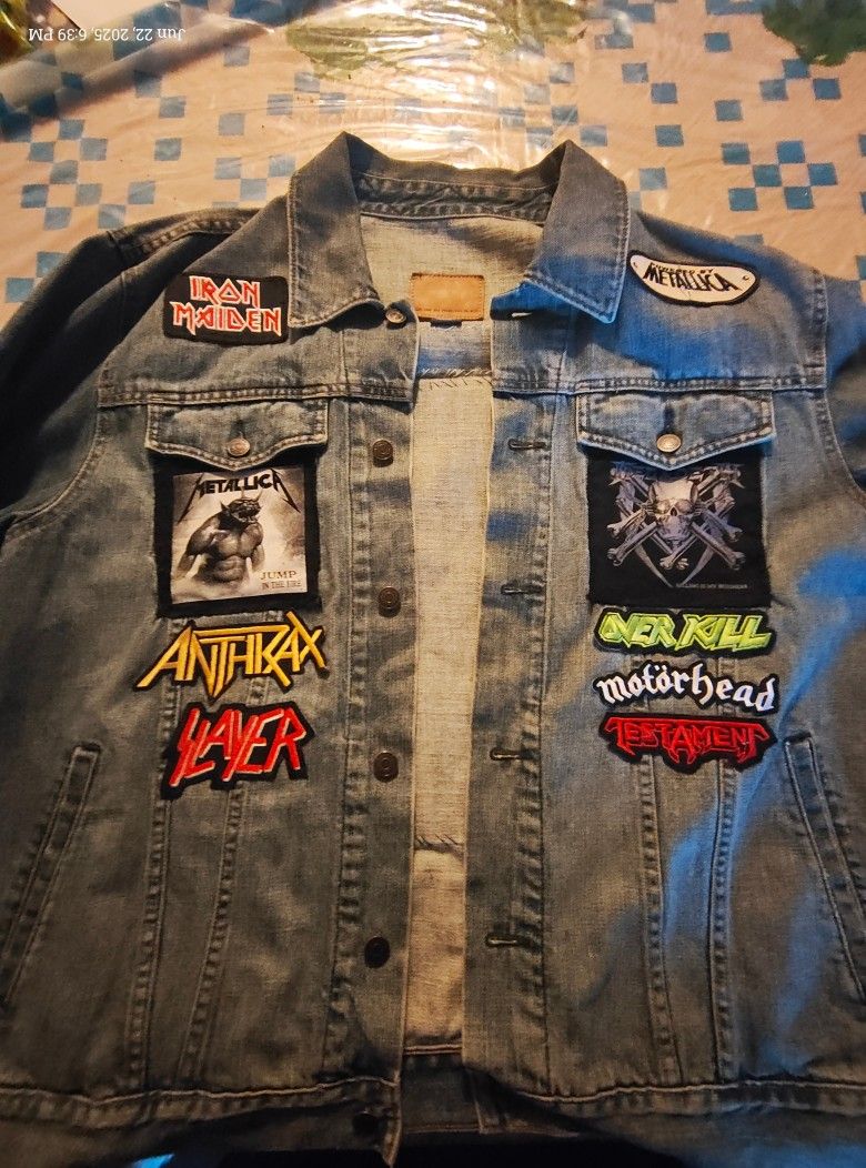 Denim Jacket With Patches