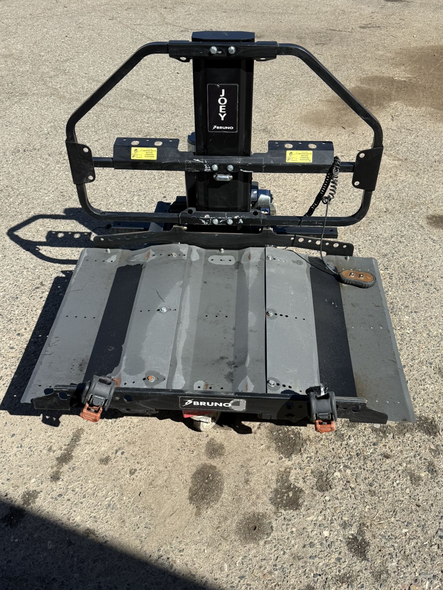 Bruno Joey Mobility Scooter Lift Lift For A Mini Van