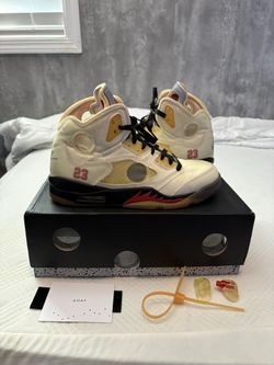 air jordan 5 off white