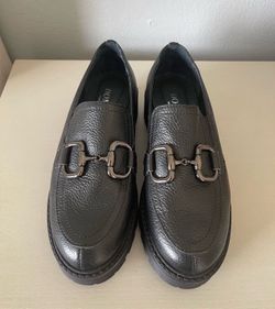 New Domino Made In Italy Loafers With Buckle Detail Size 7