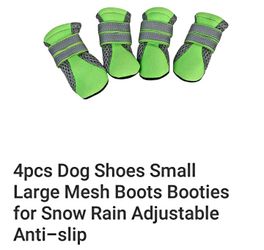 Dog shoes new in pkg