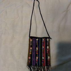 Indigenous Handmade Crossbody Bag Shoulder Pouch.