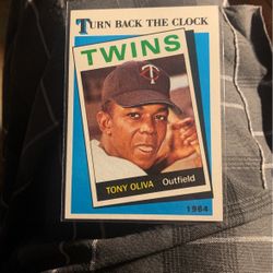 Baseball card Tony Oliva B