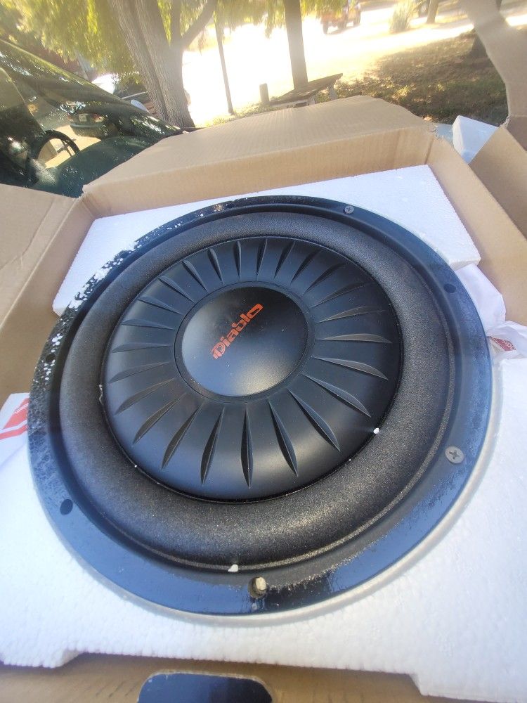 2   12 diablo woofers 