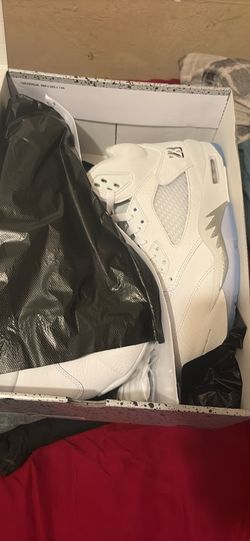 Jordan 5 white metallic