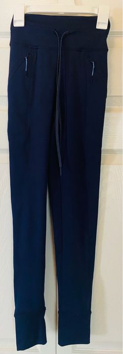 Navy Blue Athletic Legging Pants