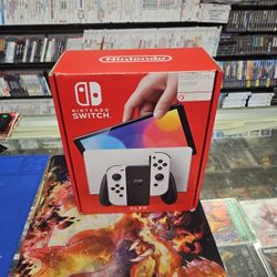 Nintendo Switch OLED Handheld Console 64GB White, Mint condition