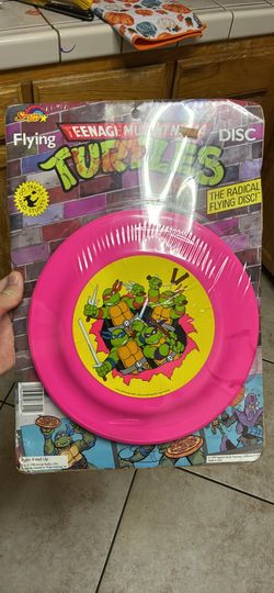 RARE 1990 TMNT Teenage Mutant Ninja Turtles Spectra Star Flying Disc – Factory Sealed!