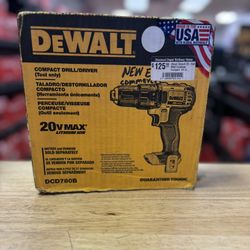 Dewalt 20-Volt MAX Cordless Compact 1/2 in. Drill/Drill Driver (Tool-Only)