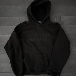 Essentials Fear Of God Black Hoodie 