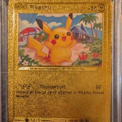 Extremely Rare Pikachu Pokemon Card 